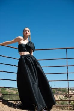 Sydney Skirt - Black -SACHIN & BABI Clothes SACHINBABIRAW0595