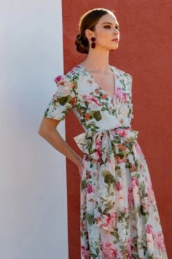 BRONWYN GOWN - SKY BLUE PETALS