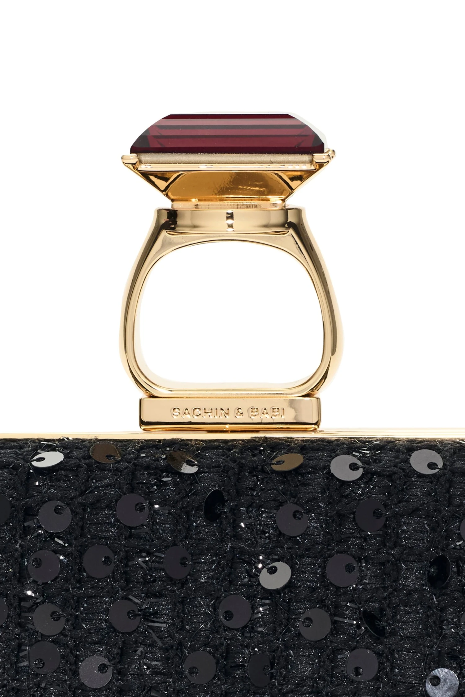 ON THE ROCKS CLUTCH - BLACK 6 ON THE ROCKS CLUTCH - BLACK - Image 6