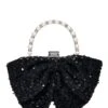 BUBBLY BAG - BLACK SEQUINS