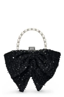 BUBBLY BAG - BLACK SEQUINS