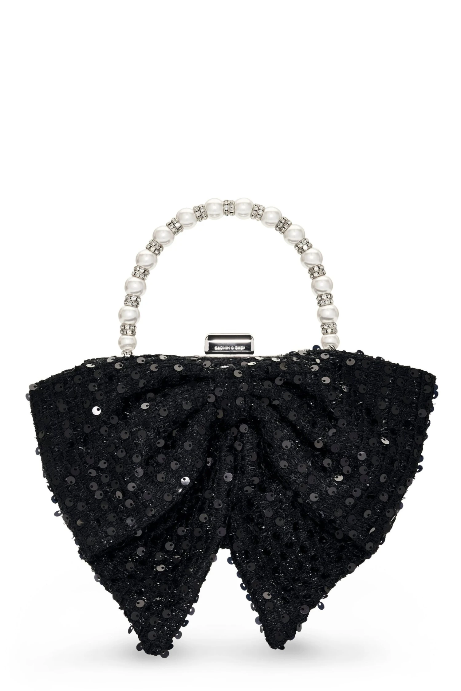 BUBBLY BAG - BLACK SEQUINS 1 BUBBLY BAG - BLACK SEQUINS