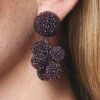 MINI COCONUTS EARRINGS - VIOLET