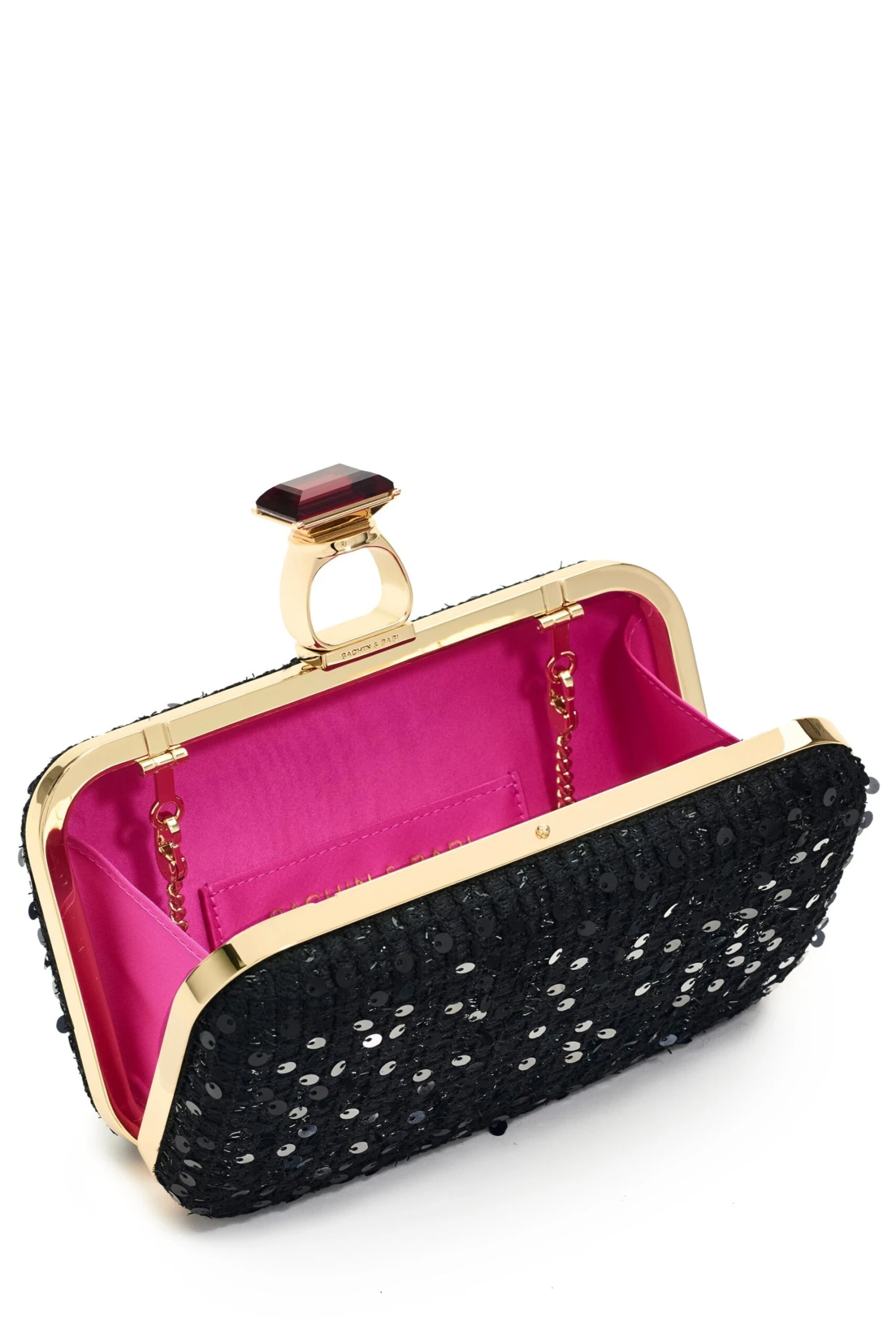 ON THE ROCKS CLUTCH - BLACK 5 ON THE ROCKS CLUTCH - BLACK - Image 5