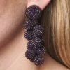COCONUTS EARRINGS - VIOLET
