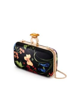 On The Rocks Clutch - Noir Wildflower -SACHIN & BABI Clothes SHOT 14 293