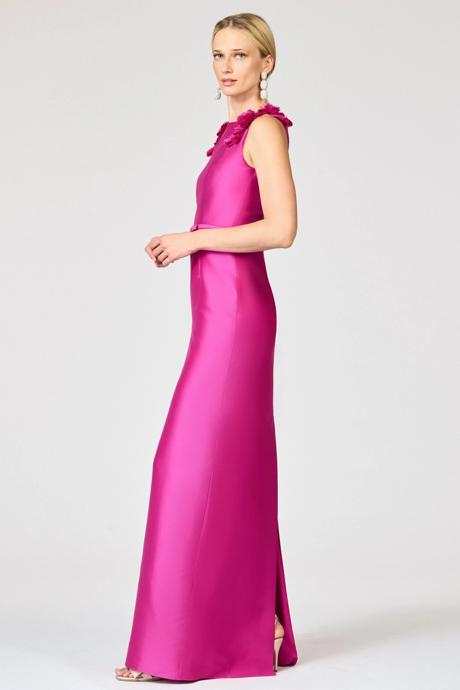 THEA GOWN - MAGENTA 4 THEA GOWN - MAGENTA - Image 4
