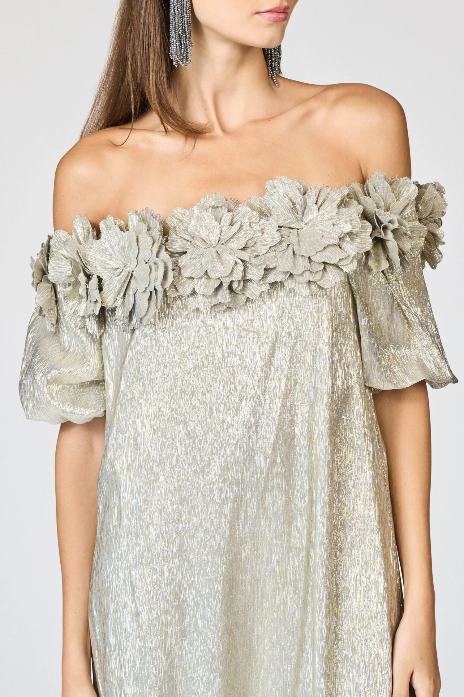 VALENTINA GOWN - METALLIC 2 VALENTINA GOWN - METALLIC - Image 2