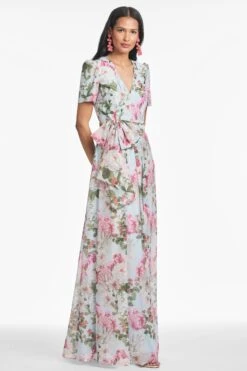 BRONWYN GOWN - SKY BLUE PETALS 8 BRONWYN GOWN - SKY BLUE PETALS -SACHIN & BABI Clothes T251G02 536 4 20c20d2c 8a55 4456 9e88 bff12c865e28