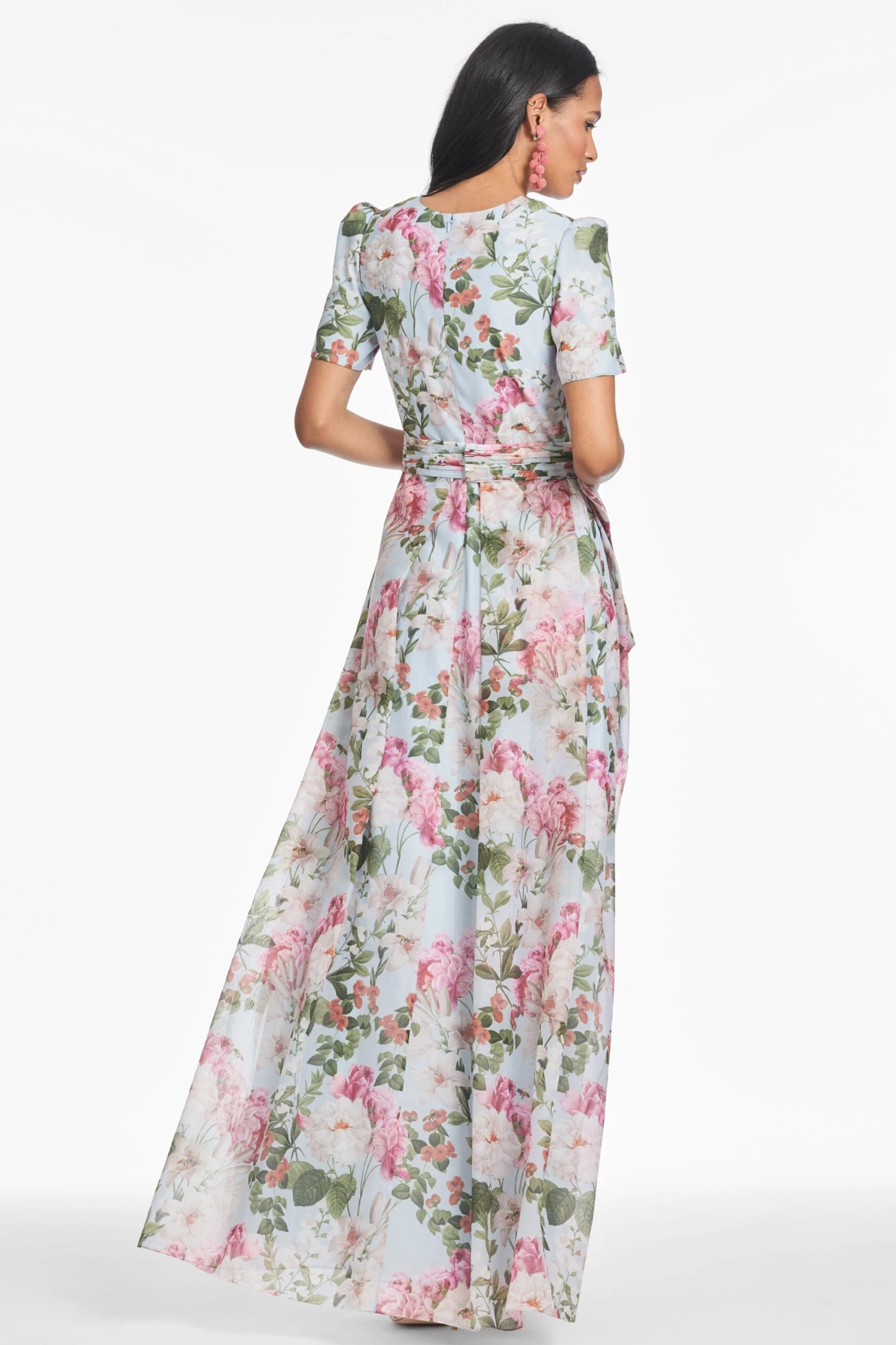 BRONWYN GOWN - SKY BLUE PETALS 5 BRONWYN GOWN - SKY BLUE PETALS - Image 5