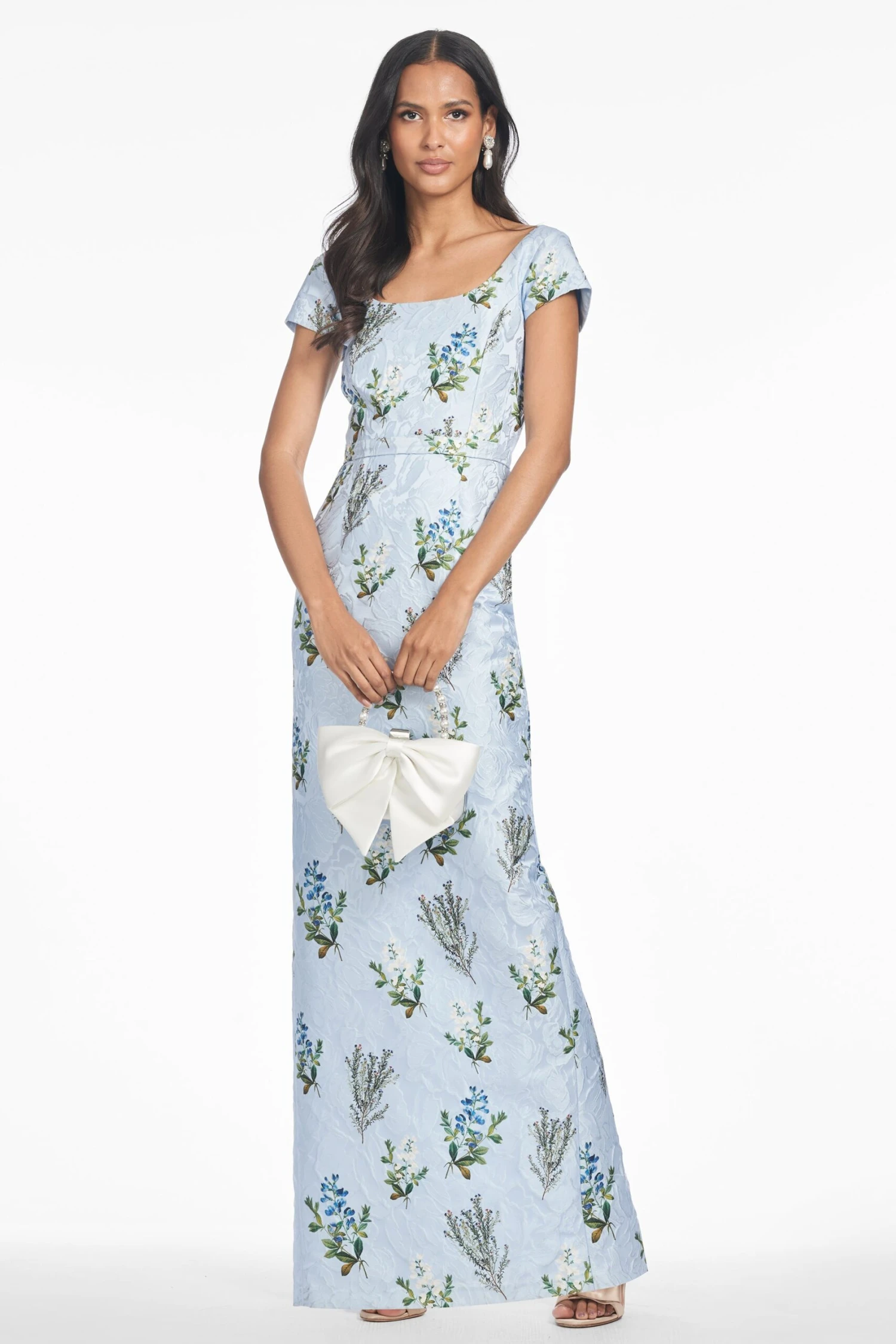 GRACE GOWN - CLOUD BLUE PANICLE 1 GRACE GOWN - CLOUD BLUE PANICLE