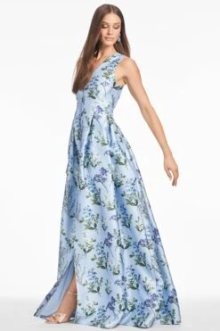 BROOKE GOWN - FREESIA FOREST 6 BROOKE GOWN - FREESIA FOREST -SACHIN & BABI Clothes T251G17 452 3