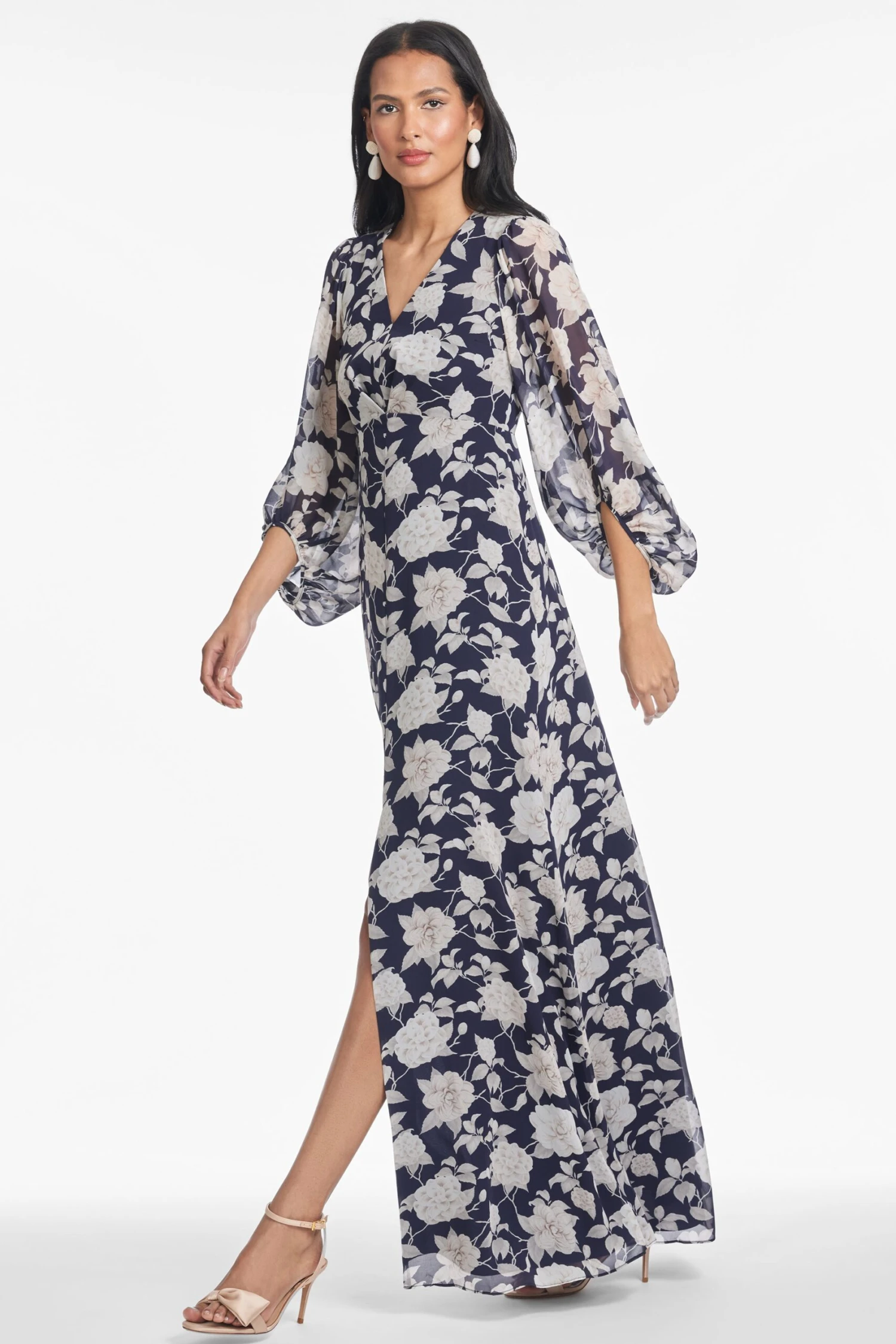 JENNY GOWN - ALABASTER BEGONIA 1 JENNY GOWN - ALABASTER BEGONIA