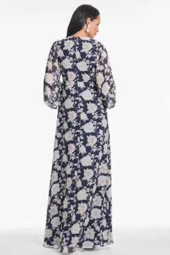 JENNY GOWN - ALABASTER BEGONIA 5 JENNY GOWN - ALABASTER BEGONIA -SACHIN & BABI Clothes T252G63 416 4