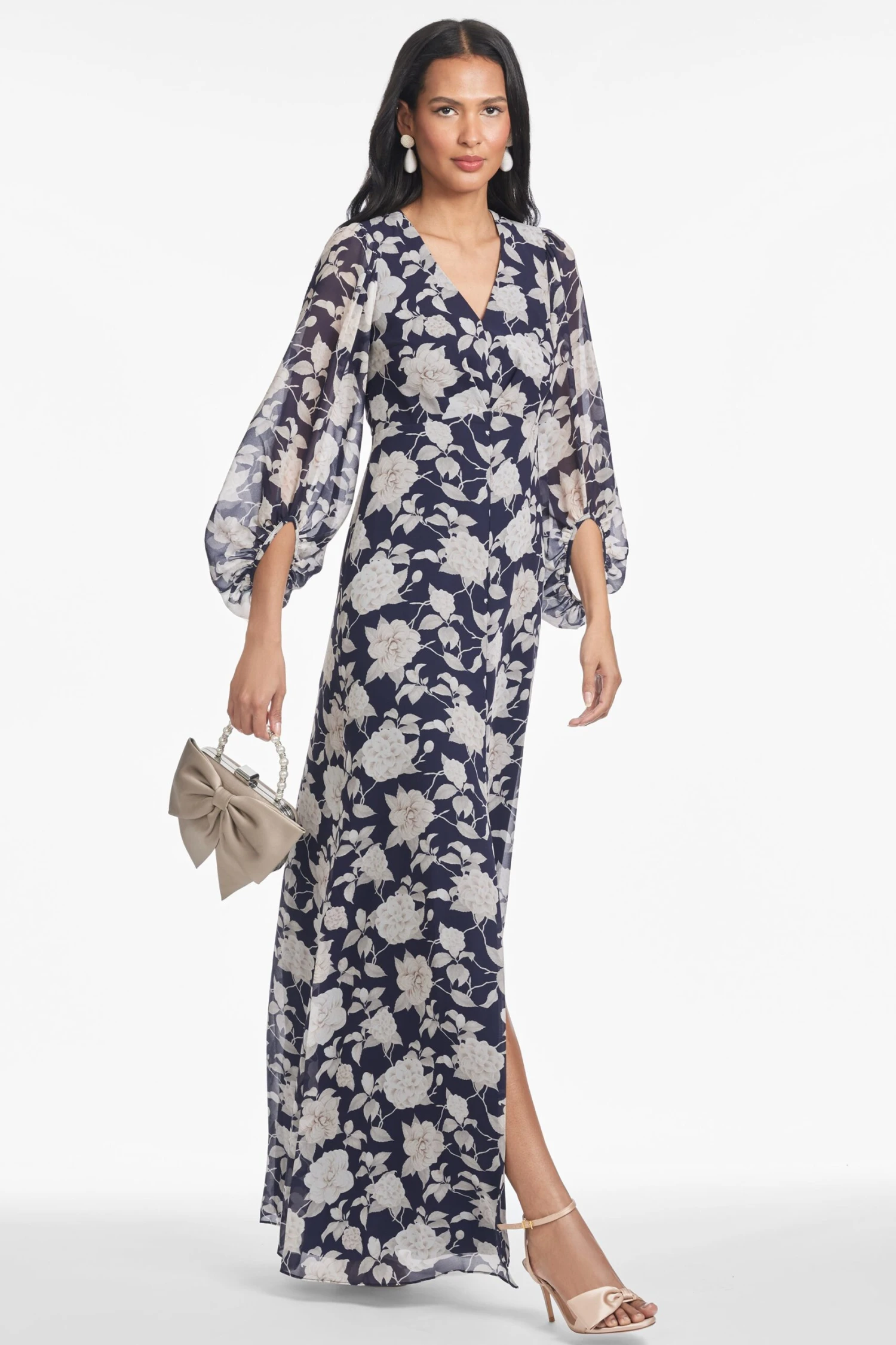 JENNY GOWN - ALABASTER BEGONIA 2 JENNY GOWN - ALABASTER BEGONIA - Image 2