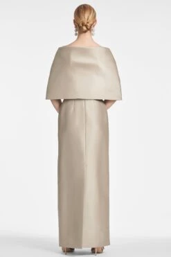 The Hug Shawl - Pewter 5 The Hug Shawl - Pewter -SACHIN & BABI Clothes THEHUGSHAWL PEWTER BACK