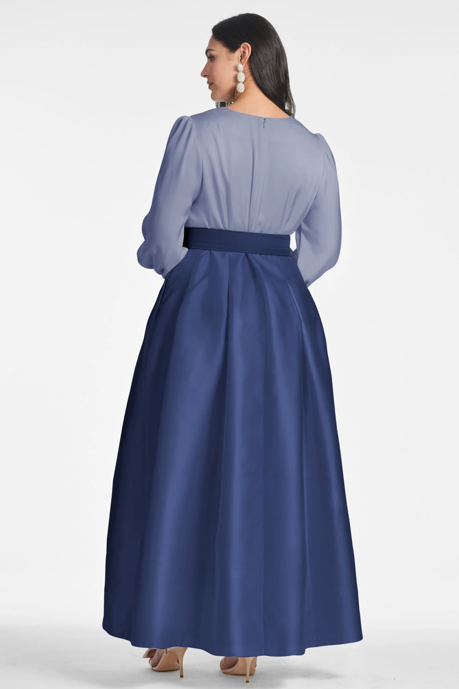 Zoe Gown - Cool Grey/Night Sky 7 Zoe Gown - Cool Grey/Night Sky - Image 7