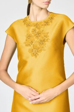 GWENDOLYN GOWN - SAFFRON 6 GWENDOLYN GOWN - SAFFRON -SACHIN & BABI Clothes saffronF251G08 311 4